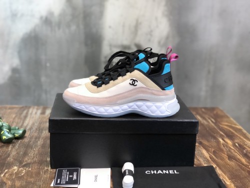 Chanel Fabric & Suede Calfskin Low Top Sneaker 17