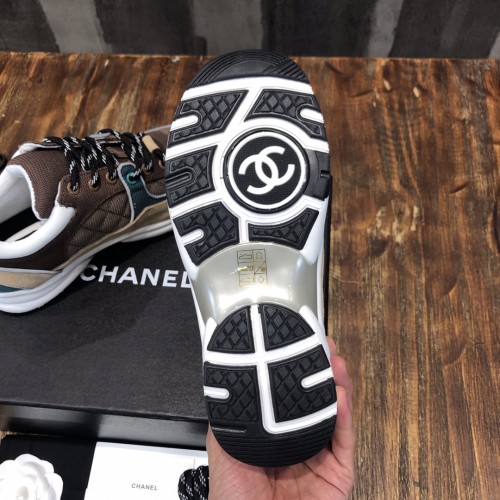 Chanel Fabric & Suede Calfskin Low Top Sneaker 6
