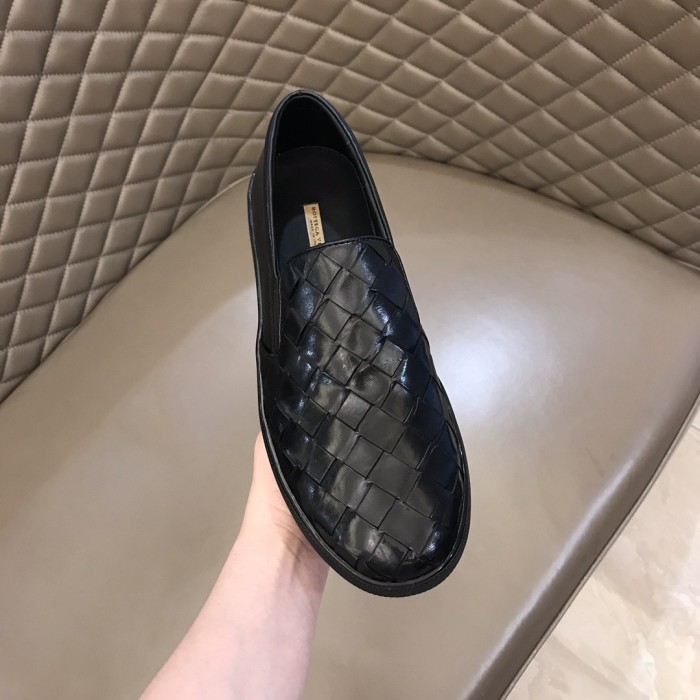 Bottega Veneta Intrecciato Leather Loafers 1