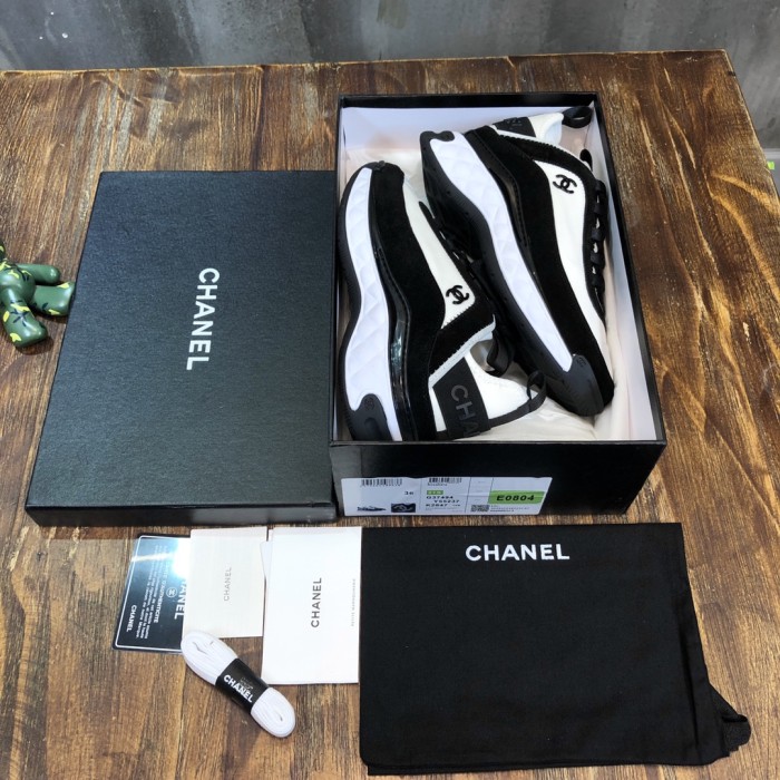 Chanel Fabric & Suede Calfskin Low Top Sneaker 15