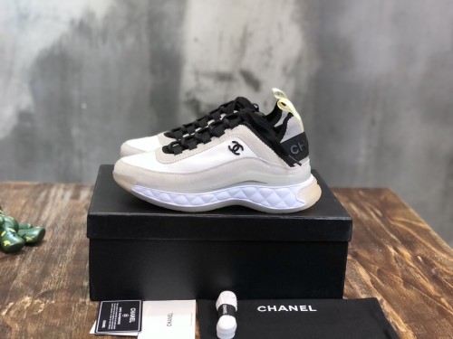 Chanel Fabric & Suede Calfskin Low Top Sneaker 18