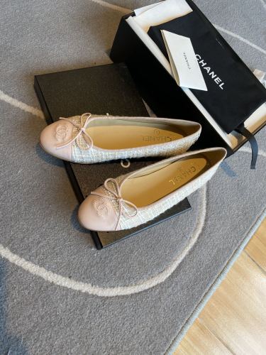 Chanel Ballerinas Fabric & Grosgrain 31