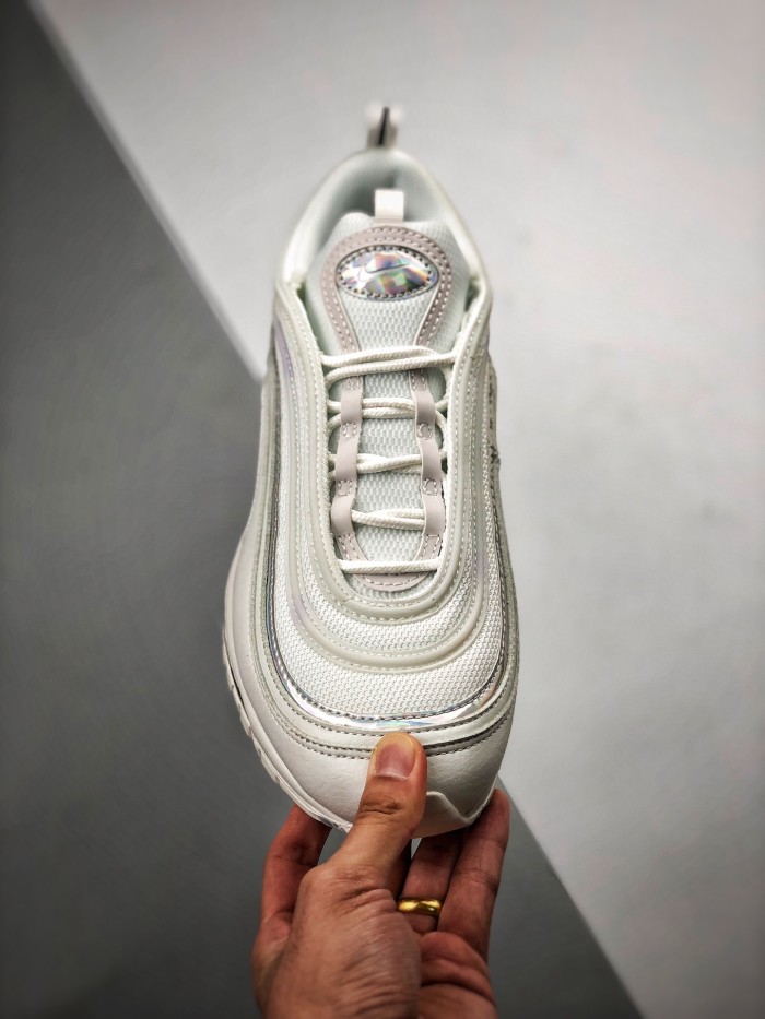 Nike Air Max 97 White Metallic Silver (GS)