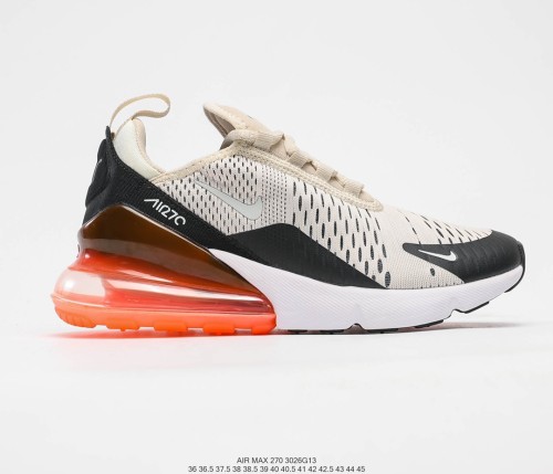 Nike Air Max 270 Light Bone Hot Punch