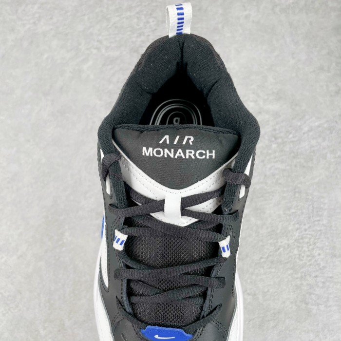 Nike Air Monarch IV Black White Royal Blue