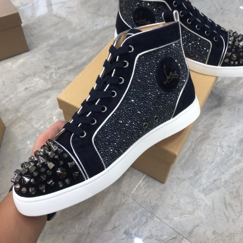 Christian Louboutin Louis Junior Spikes Orlato Flat Sneakers 35