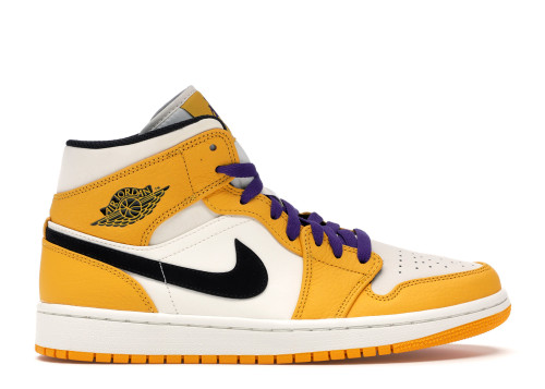 Jordan 1 Mid SE Lakers