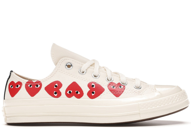 Converse Chuck Taylor All-Star 70s Ox Comme des Garcons Play Multi-Heart White