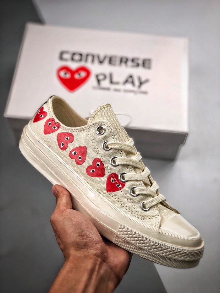 Converse Chuck Taylor All-Star 70s Ox Comme des Garcons Play Multi-Heart White