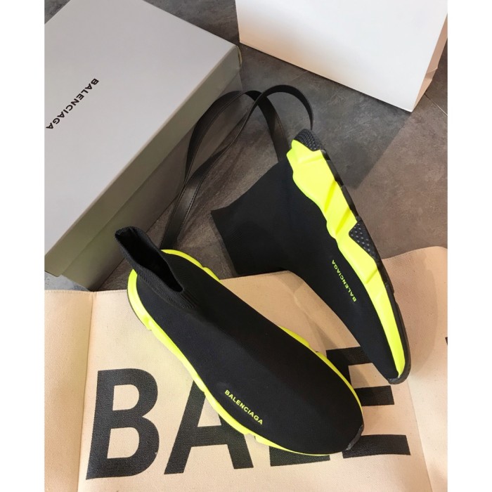 Balenciaga Speed Trainer Black Yellow