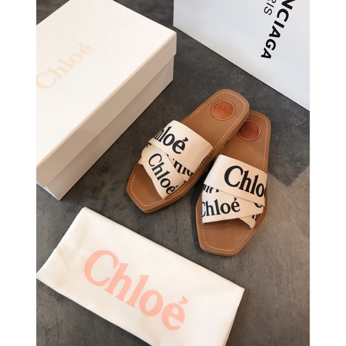 Chloé WOODY FLAT MULE 