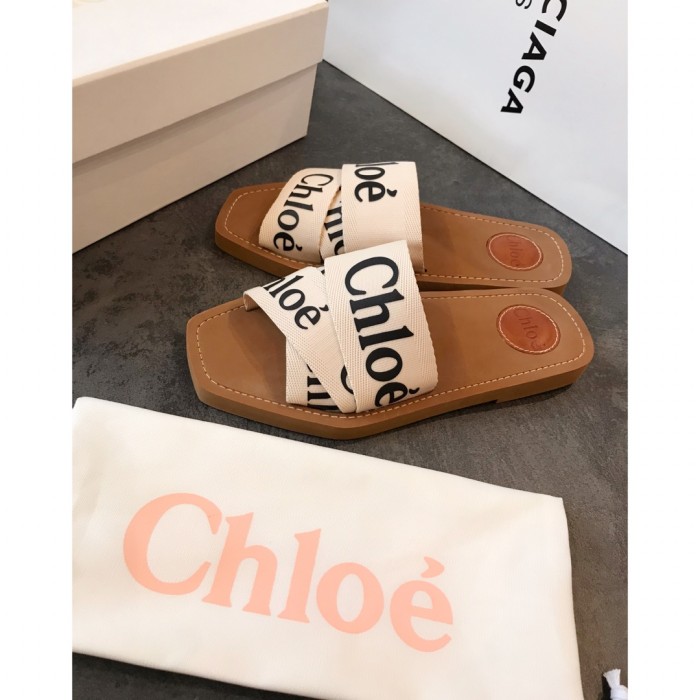 Chloé WOODY FLAT MULE 