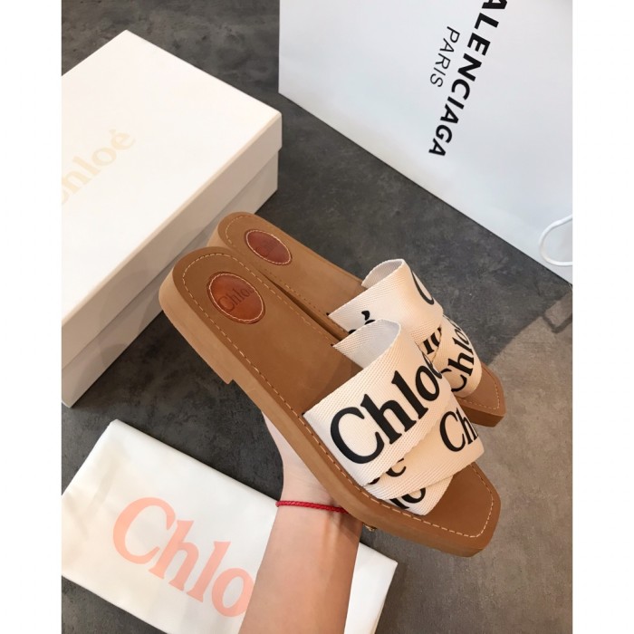 Chloé WOODY FLAT MULE 