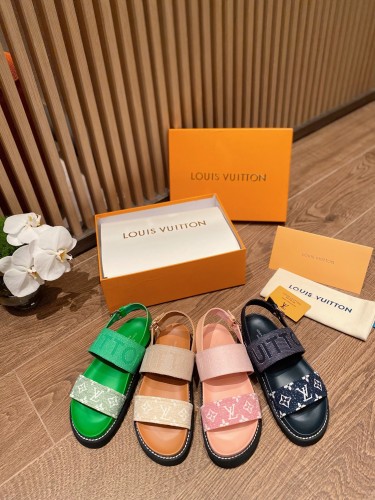 Louis Vuitton PASEO FLAT COMFORT SANDALS WOMEN 8
