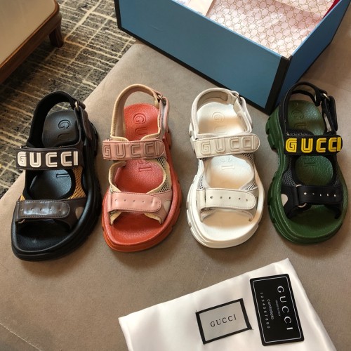 Gucci Leather espadrille with Double G WOMEN 1