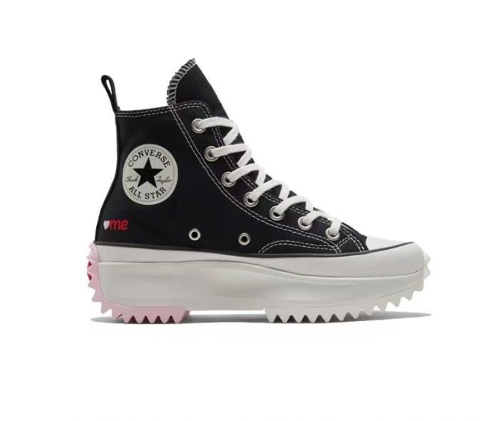 Converse Run Star Hike Hi Black White Red