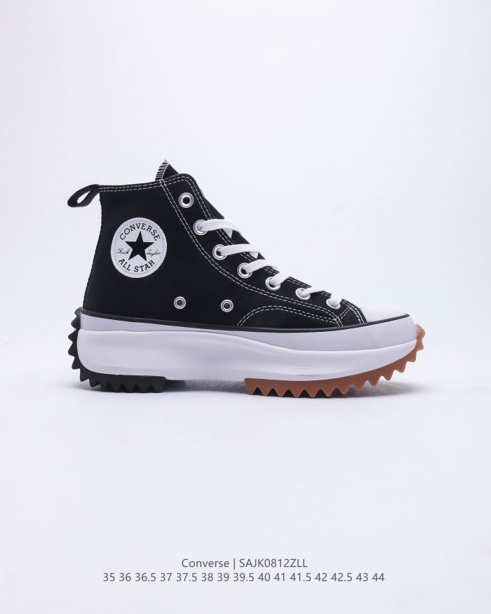 Converse Run Star Hike Hi Black White Gum