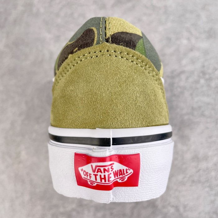 Vans Old Skool 36 DX Bape Green ABC Camo