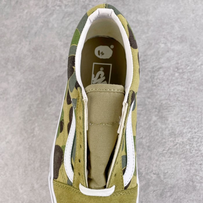 Vans Old Skool 36 DX Bape Green ABC Camo