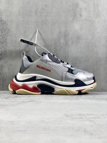 Balenciaga Triple S Silver Red (2018)