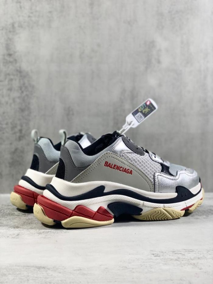 Balenciaga Triple S Silver Red (2018)