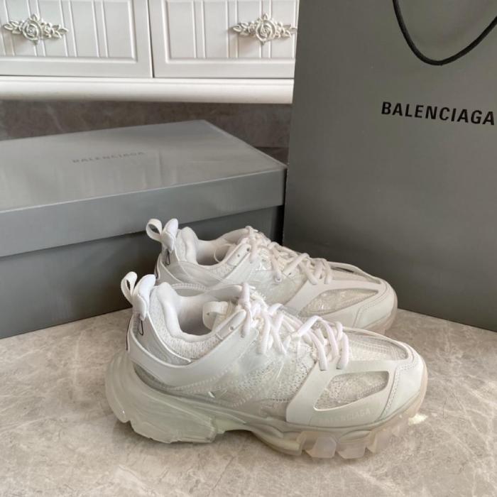 Balenciaga Track Clear Sole White