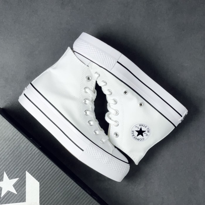 Converse Chuck Taylor All-Star Hi Platform White Black (W)