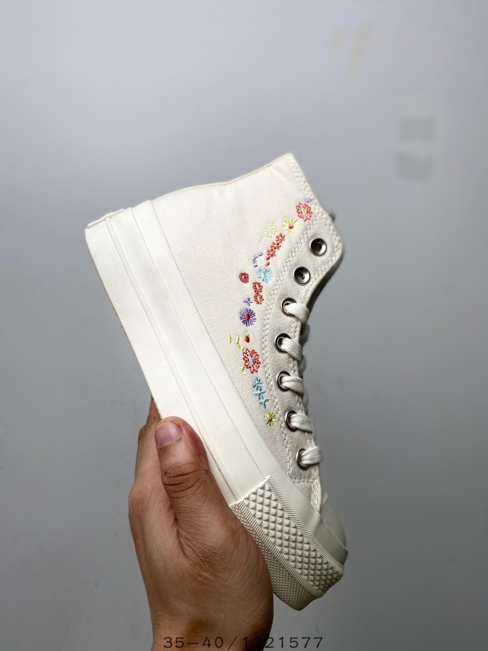 Converse Chuck Taylor All-Star Lift Hi Things To Grow Egret