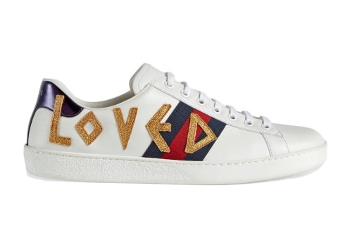 Gucci Ace Embroidered Love