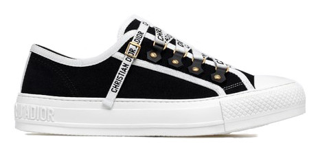 Dior Walk'N'Dior Low Top Black Canvas (W)