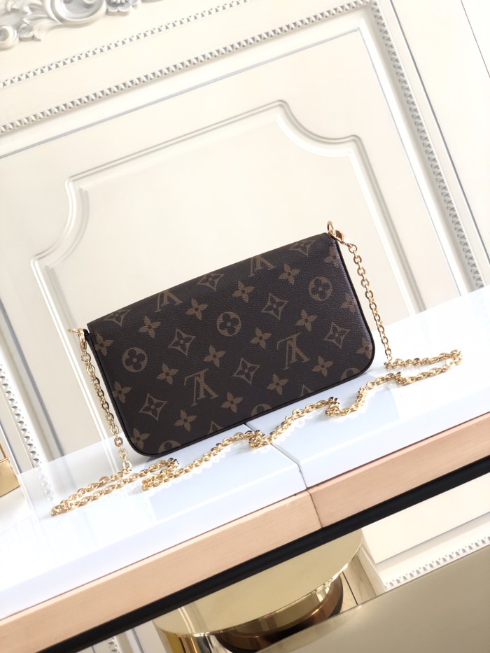  Handbag   Louis Vuitton    61276   size  21*11*2  cm 
