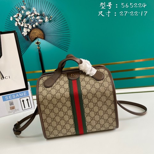  Handbag   Gucci  565224  size   27*22*17  cm 