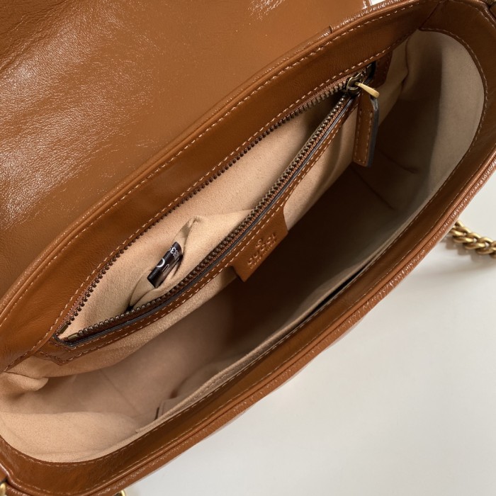  Handbag   Gucci  498110  size  27*19*10.5  cm