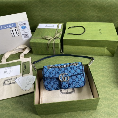 Handbag   Gucci  446744  size  22*13*6  cm