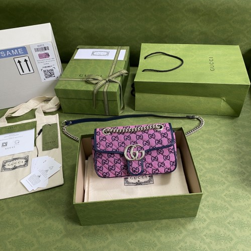  Handbag   Gucci  446744  size  22*13*6  cm 