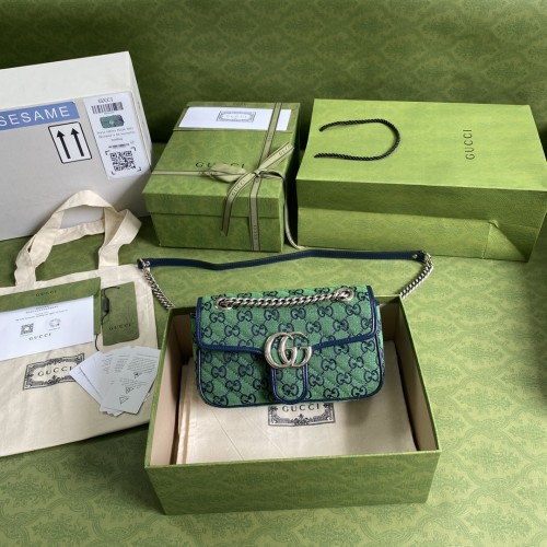  Handbag    Gucci  446744  size  22*13*6  cm