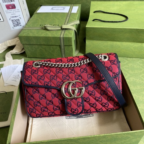  Handbag  Gucci  443497  size  26*15*7  cm