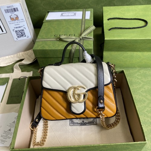  Handbag   Gucci   583571   size  21*15.5*8  cm