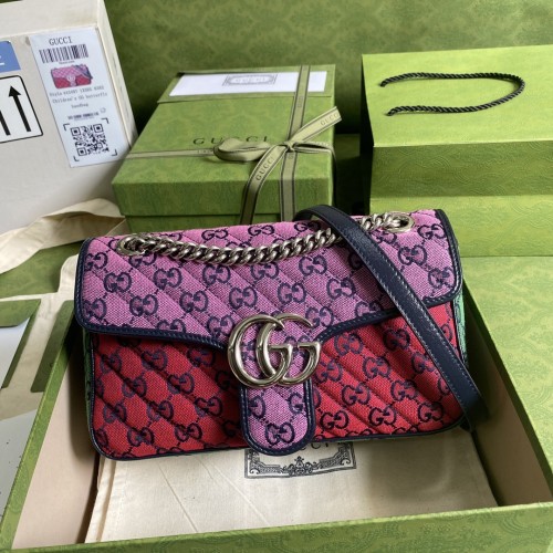  Handbag   Gucci  443497  size  26*15*7  cm 