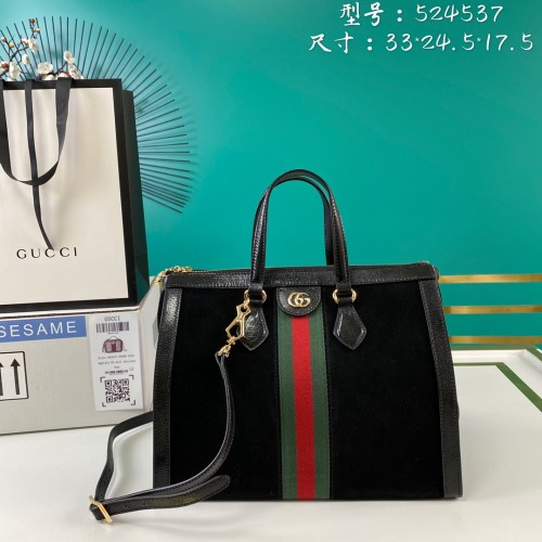  Handbag  Gucci   524537  size  33*24.5*17.5   cm