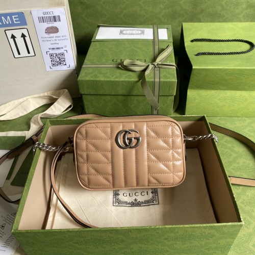  Handbag   Gucci  634936  size  18*12*6  cm