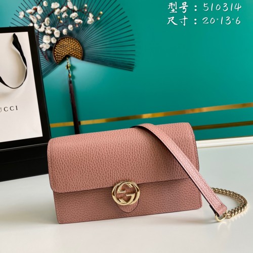  Handbag   Gucci   510314  size  20*13*6   cm