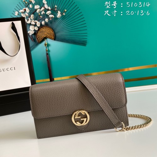  Handbag   Gucci   510314   size  20*13*6   cm
