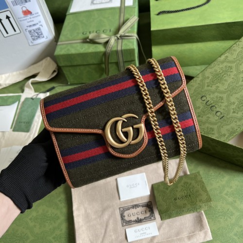  Handbag    Gucci  474575  size  20*13*6  cm