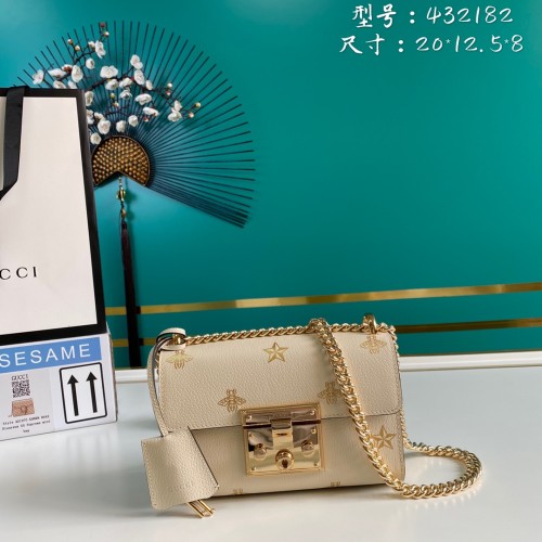  Handbag   Gucci   432182  size   20*12.5*8  cm