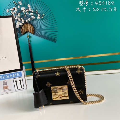  Handbag   Gucci  432182  size   20*12.5*8  cm