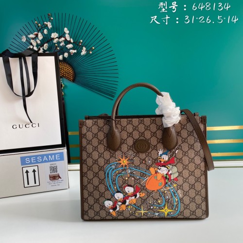  Handbag   Gucci   648134   size  31*26.5*14   cm