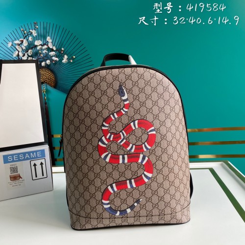  Handbag   Gucci   419584  size  32*40.6*14.9   cm