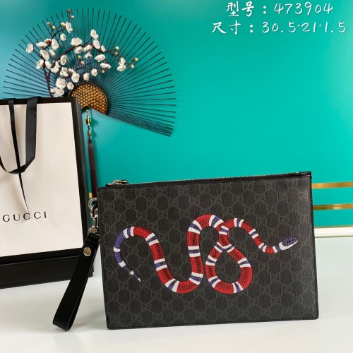  Handbag    Gucci   473904  size  30.5*21*1.5   cm