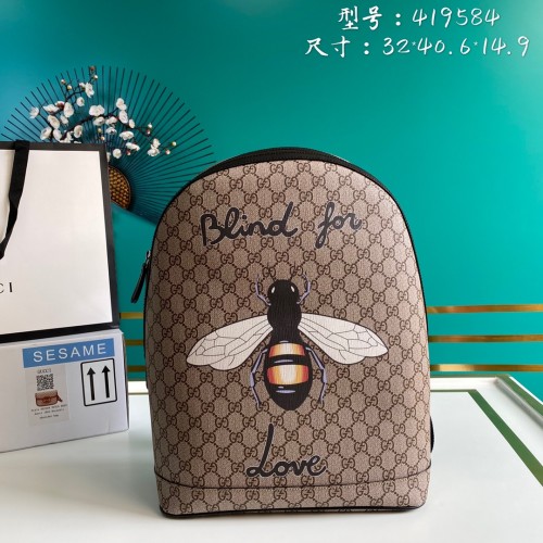  Handbag   Gucci  419584  size  32*40.6*14.9  cm
